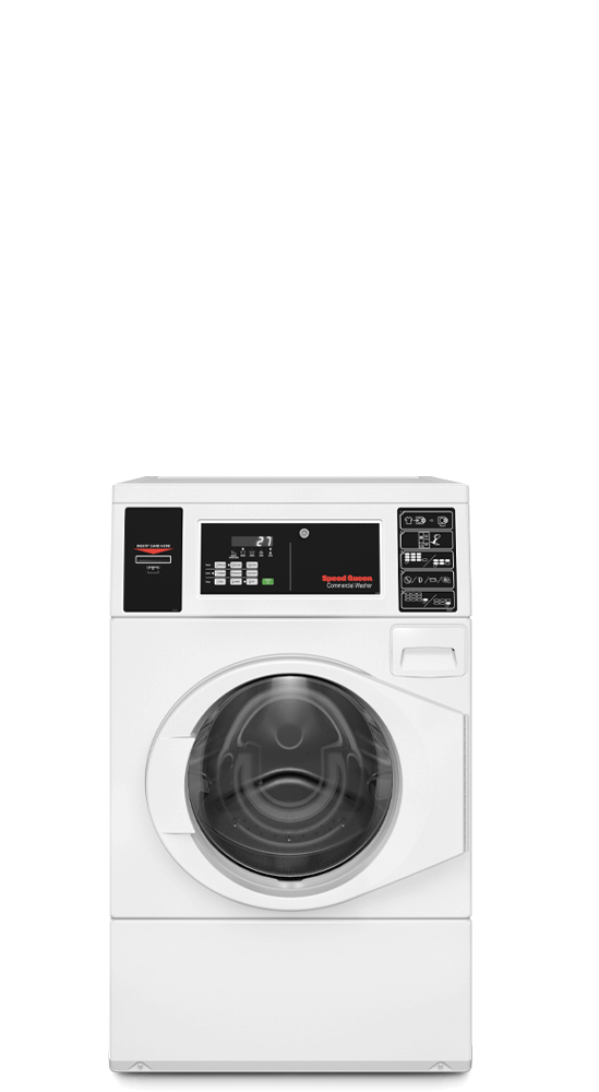 front load washer front view