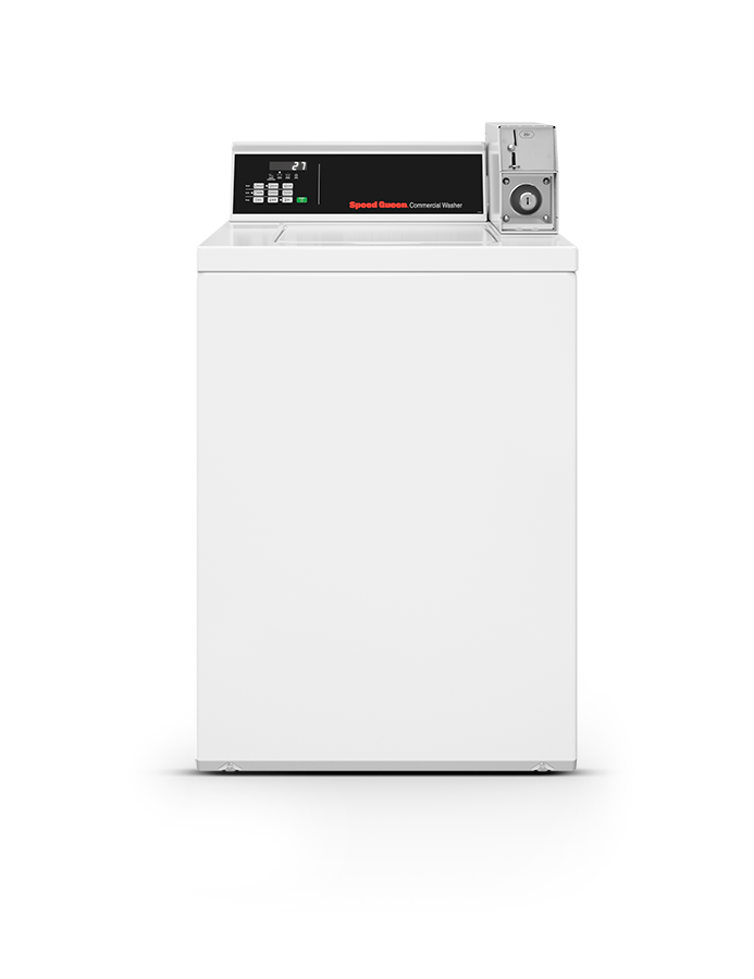 Speed Queen SWNMN2SP115TW01 Commercial 26 Inch Top Load Washer in White