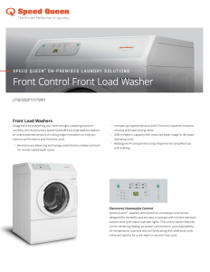 FV6010WN in by Speed Queen in Woodbridge, VA - Light Commercial Coin Drop  Front Control Front Load Washer