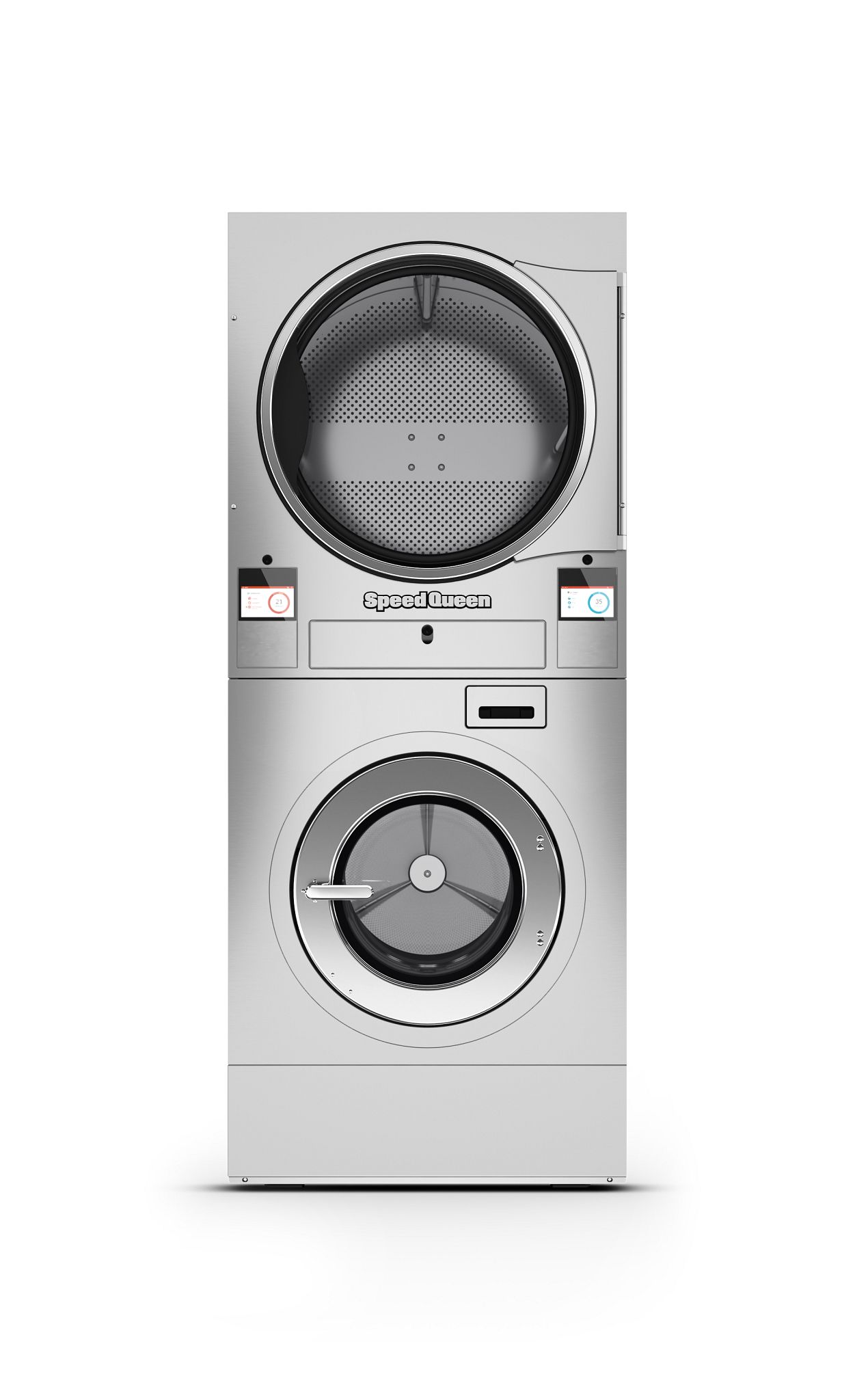 Stacked Washer-Extractor/Tumble Dryers - Speed Queen® Commercial